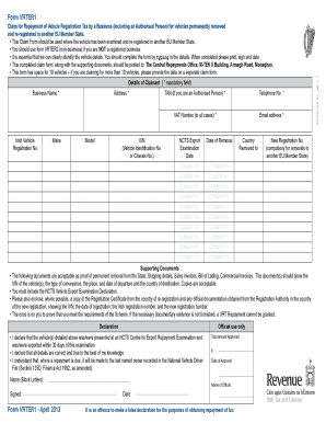 Form VRTER1 Revenue