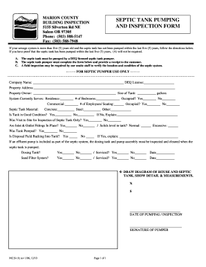 Septic Clearance Letter  Form