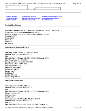 Windex Label PDF  Form
