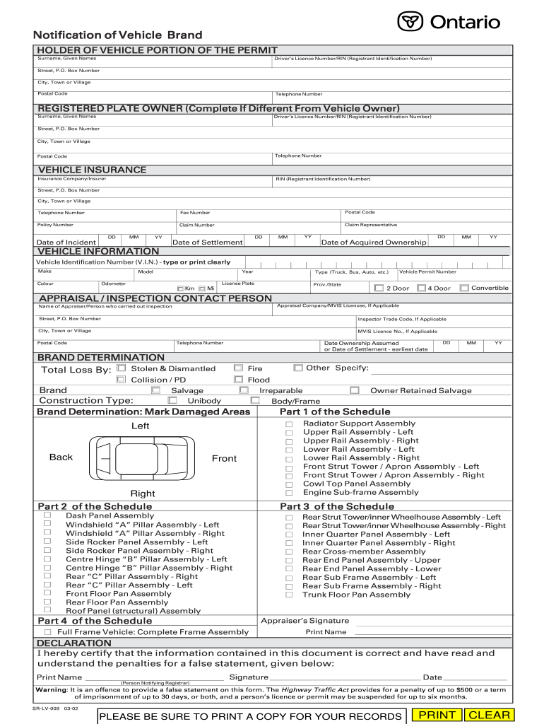  Sr Lv 009 Form Canada 2002-2024