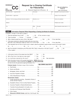 Wisconsin Schedule Cc  Form