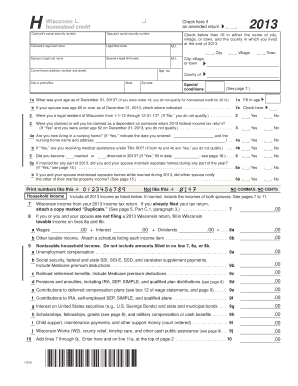 Wi Homestead Form