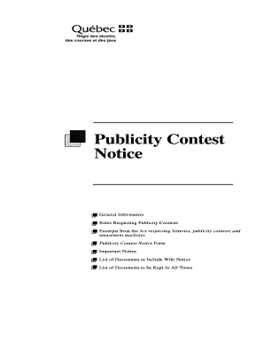 Publicity Contest Notice R Gie Des Alcools Des Courses Et Des Jeux  Form