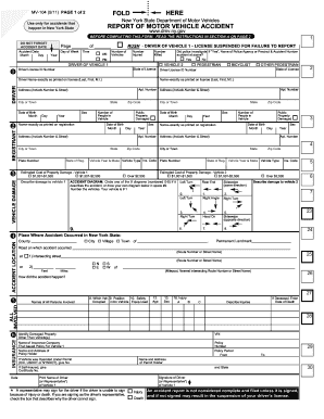 Report Motor Vehicle Form