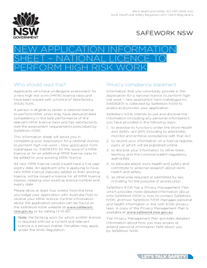 Renew Forklift Licence Nsw  Form