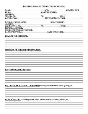 Opd Form