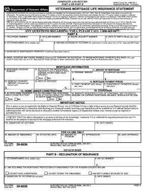 Download VA Form 29 8636 Veterans Benefits Administration US Benefits Va