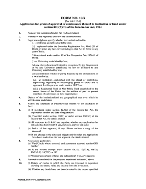 80g Renewal Application Form