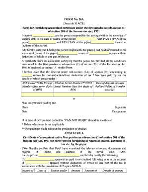 Form 26a Word Format