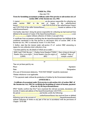 Form 27ba Word Format