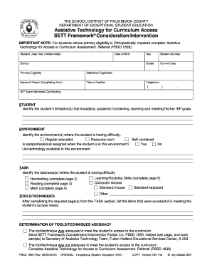 Sett Framework Template  Form