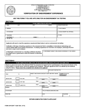 Ospi Form Spicert 1522e