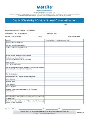 Pnb Metlife Form Download