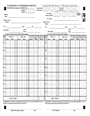 Stavros Timesheet  Form