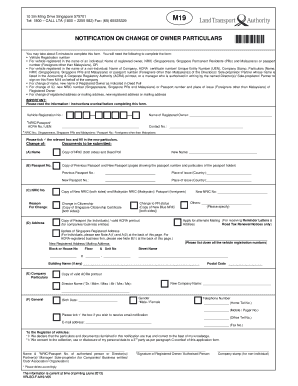 M19 Form