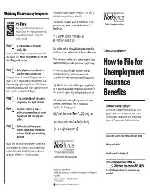 Cerebral Palsy Ma Unemployment Insurance Info Form