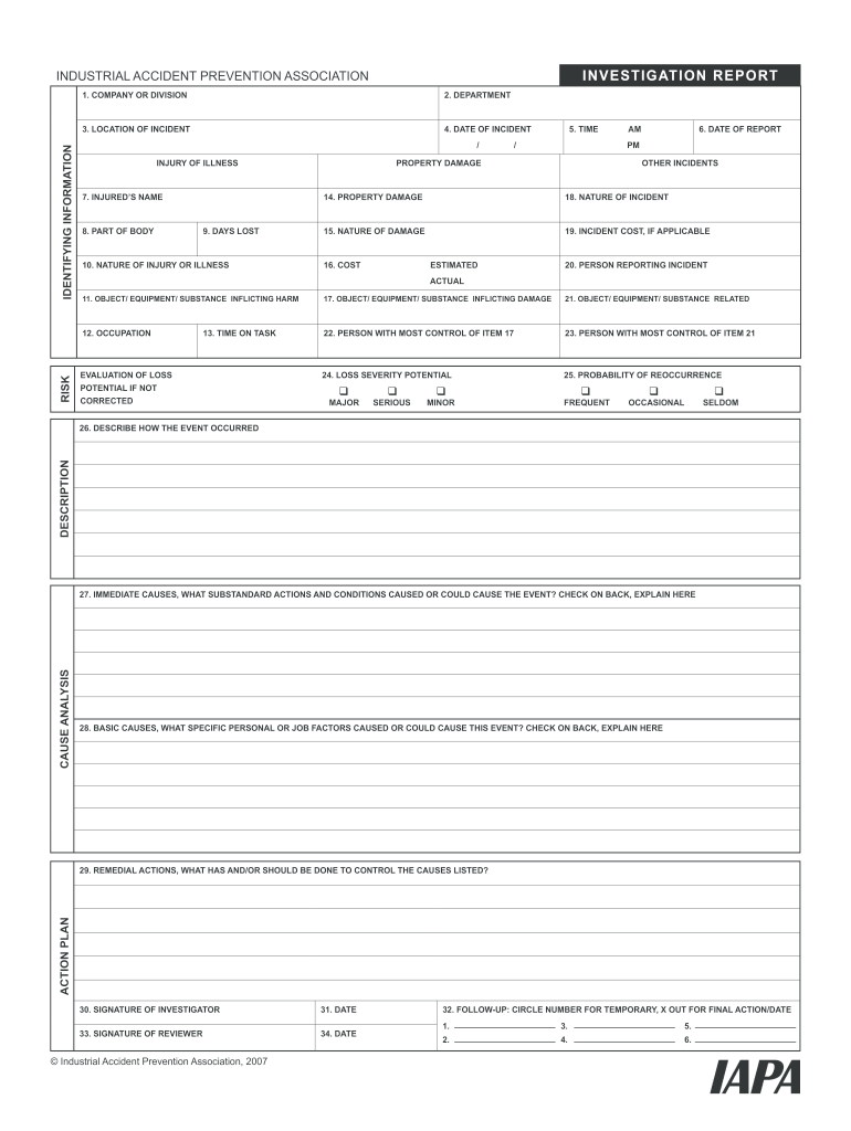 Property Damage Report Form Template from www.signnow.com