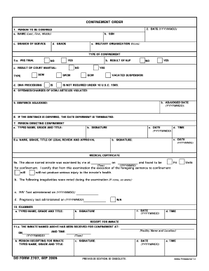  Dd Form 2707 2005