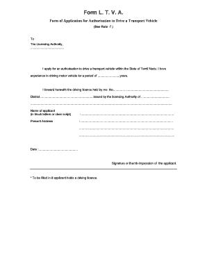 Ltva Form