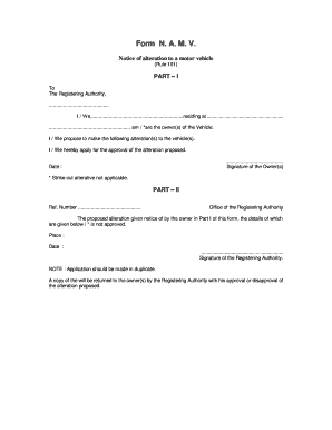 Namv Form