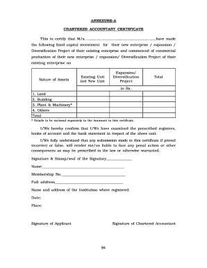 Capital Infusion Certificate  Form