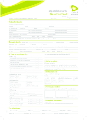 Etisalat Job Application Form