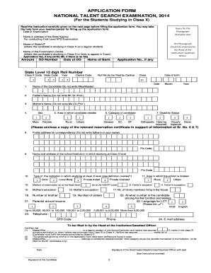 Ntse Claim Bill Form Download