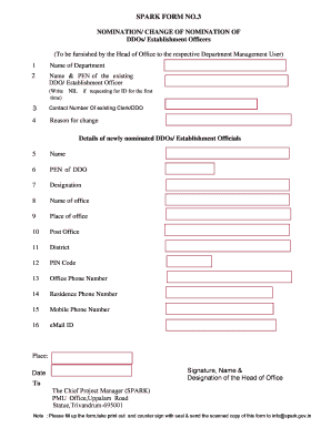 Spark Gov in  Form