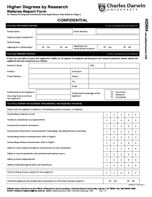  Referee Report Form Charles Darwin University Cdu Edu 2011