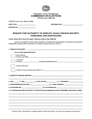 Cbfsp Form