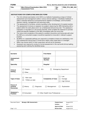 Scp Form