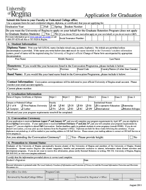 University of Regina Offer Letter Sample  Form