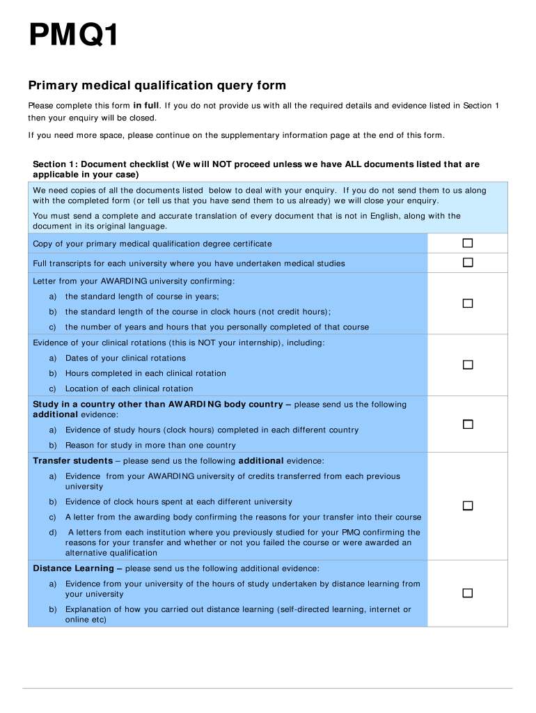  Pmq1 Form 2014-2024