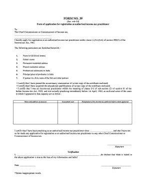 Income Tax Practitioner Exam Question PDF  Form