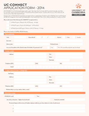 Uc College Application  Form