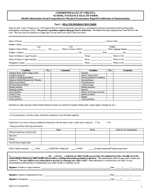 Mch Clinic Form