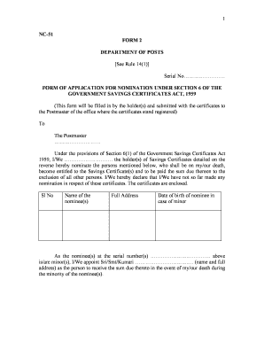 Nc 51  Form