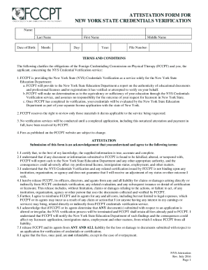 Cgfns New York  Form