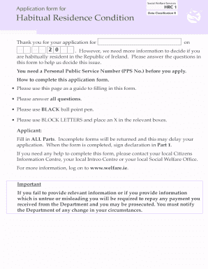 Hrc1 Form Online