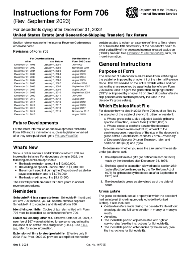 Form 706 Checklist