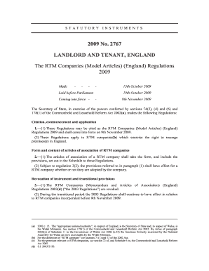 The RTM Companies Model Articles England Legislation Gov Uk Legislation Gov  Form