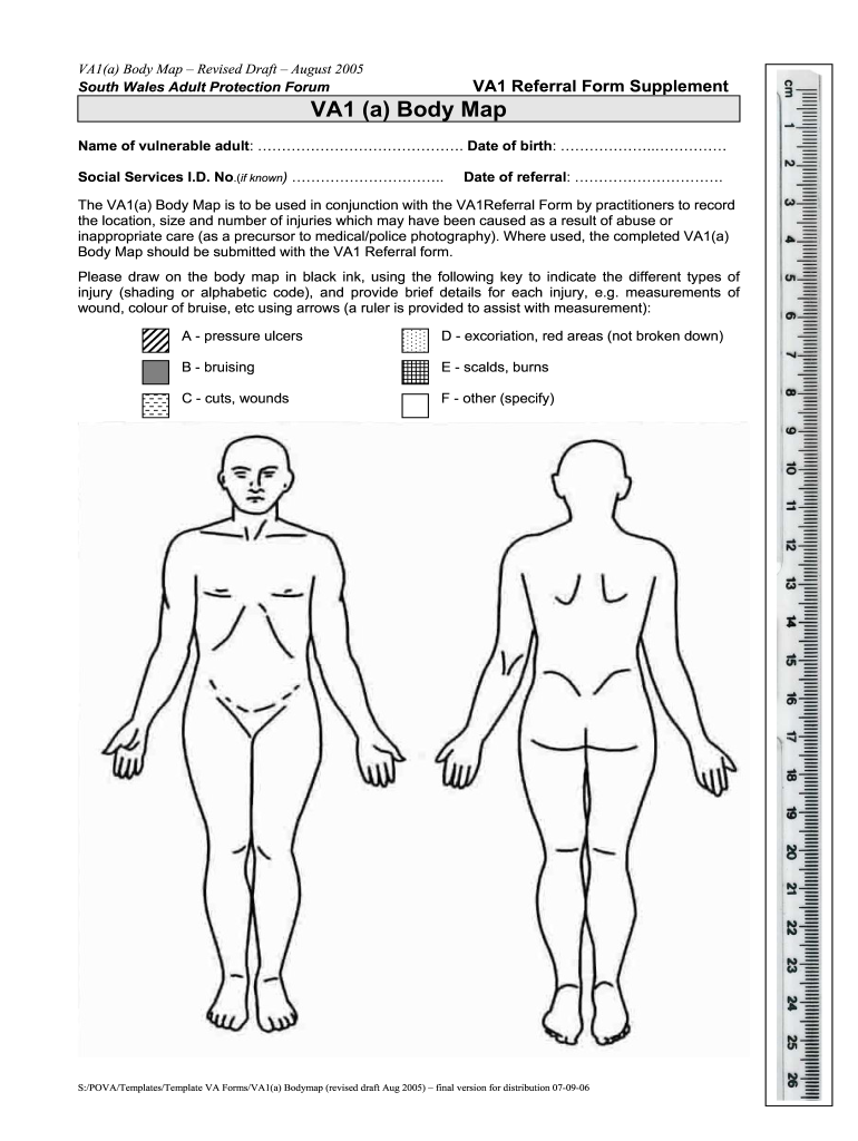 Body Map Template  Form