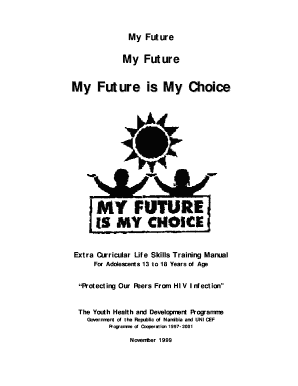 My Future is My Choice  Form