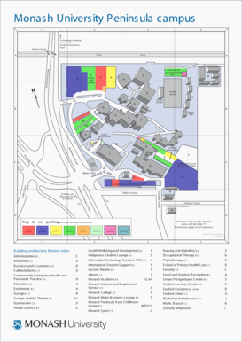 Monash Peninsula Map  Form