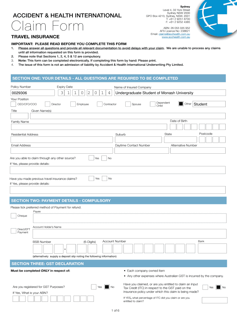 Get  Monash Edu  Form