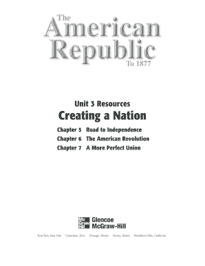 American Republic Unit 3 Resources PDF Form