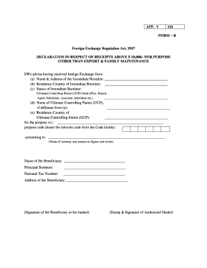 Form R PDF