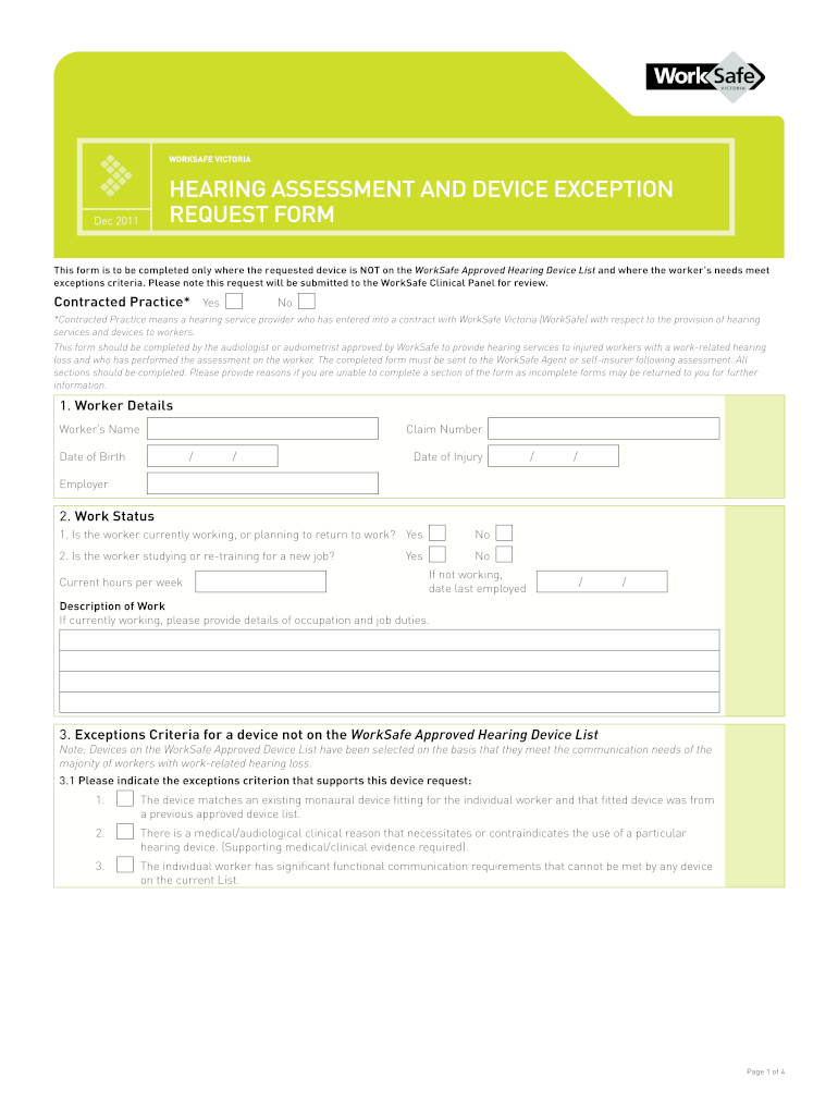 Work Incident Report Form