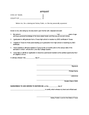 Sb 1528 Affidavit  Form