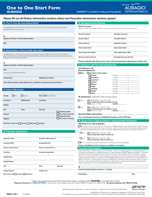 Aubagio Start Form PDF